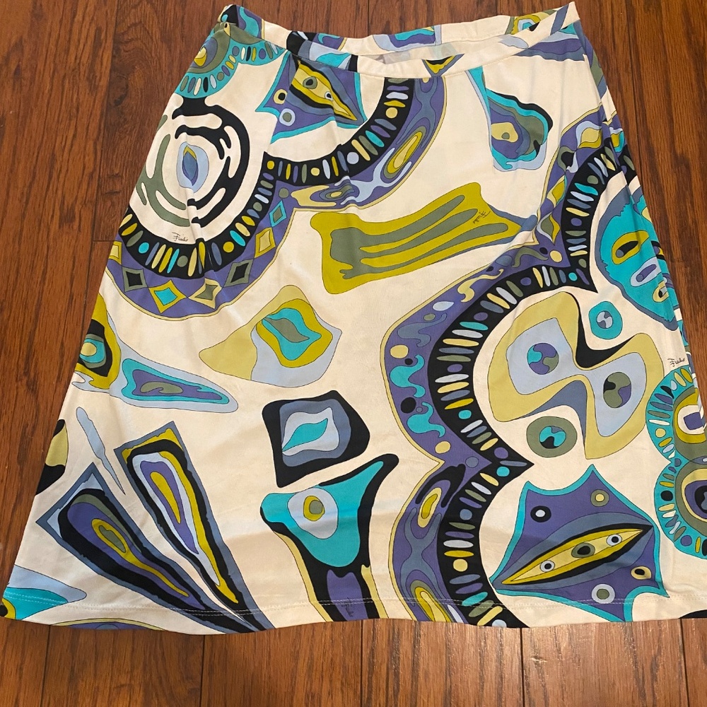 Emilio pucci skirt sz 10 - Picture 6 of 13